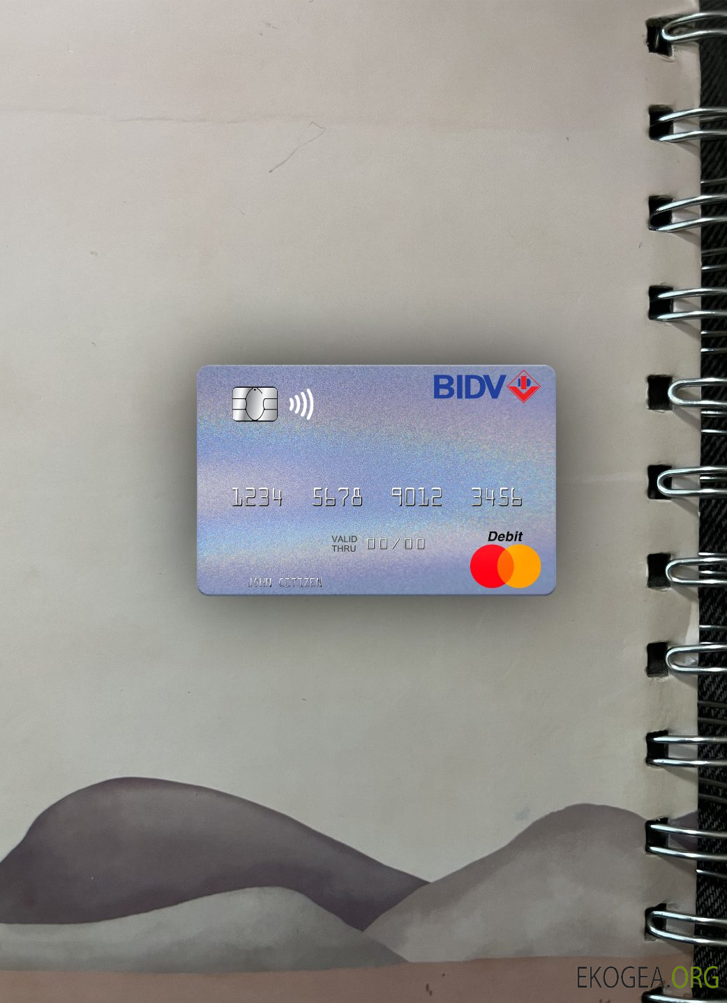 Vietnam BIDV mastercard photolook recto